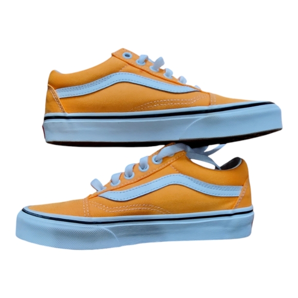 Vans skateboard orange sneaker shoes size 5 women - Picture 1 of 9